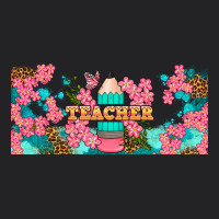 Teacher Floral Pencil Libbey Glass Vintage Tee | Teevron