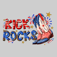 Kick Rocks Cowboy Boots Fourth Of July Premium Tee | Teevron