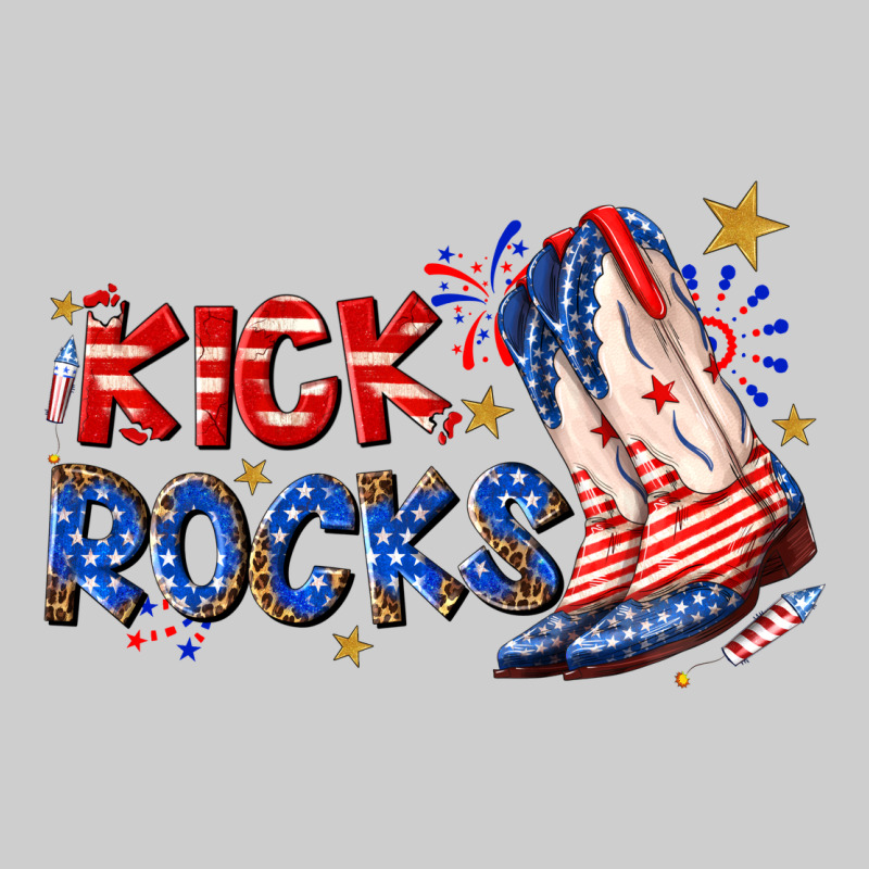 Kick Rocks Cowboy Boots Fourth Of July Premium Tee by texasbilliewilder | Teevron