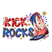kick rocks cowboy boots fourth of july | Teevron