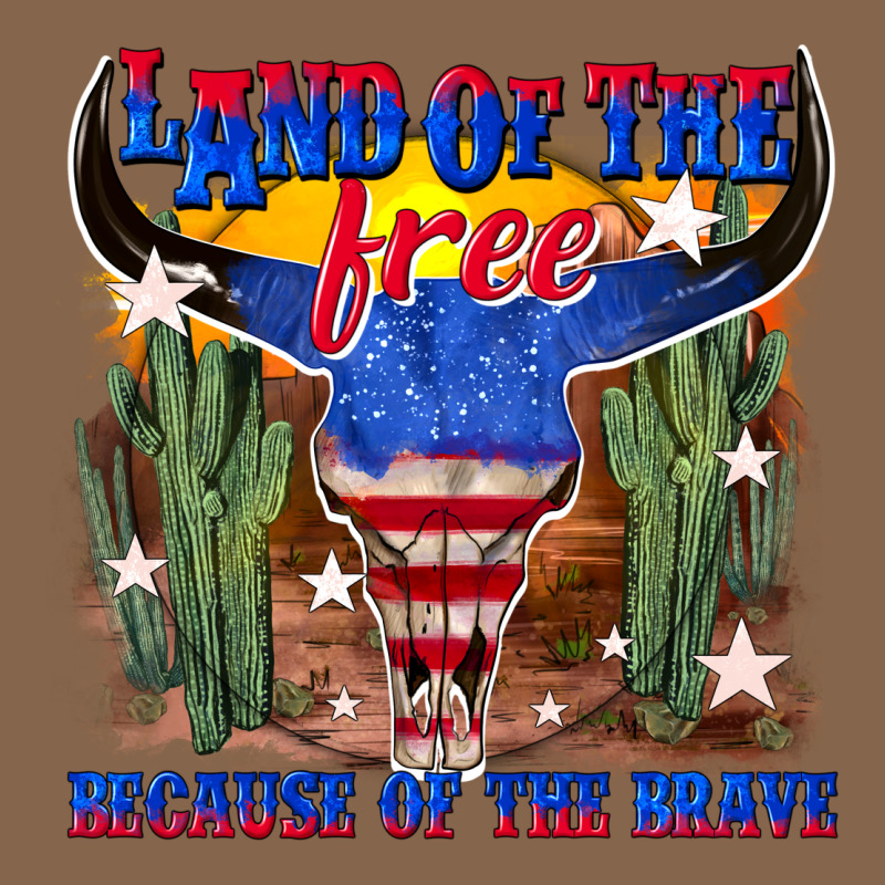 Land Of The Free Because Of The Brave Premium Tee by texasbilliewilder | Teevron