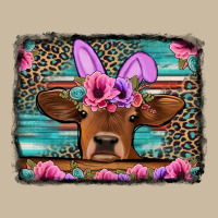 Easter Floral Leopard Cow Long Sleeve Tee | Teevron