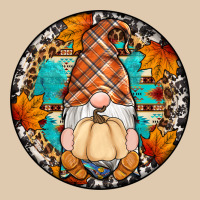 Fall Gnomes Round Earrings Heavyweight Sweatshirt | Teevron