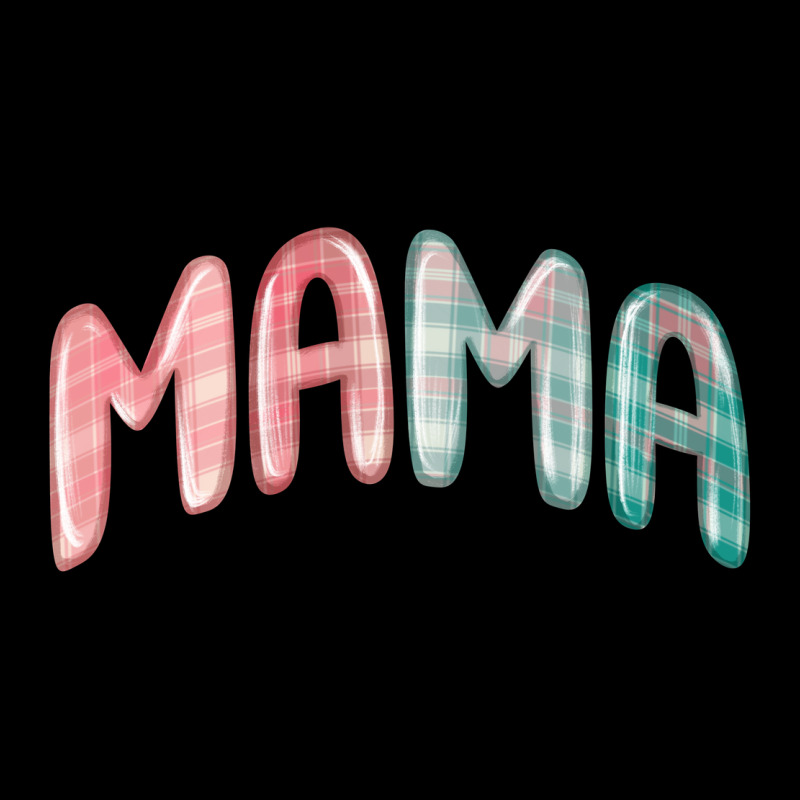 Mama Christmas Plaid Ladies Tee by MaliasSmallBusiness | Teevron