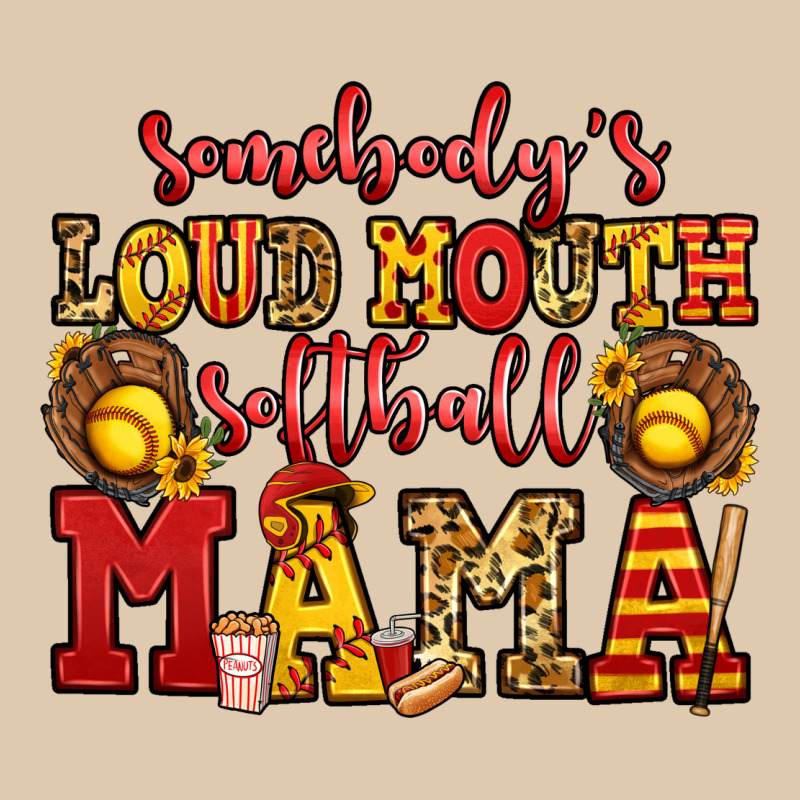 Somebody's Loud Mouth Softball Mama Heavyweight Sweatshirt by Jasminsmagicworld | Teevron