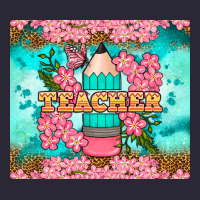 Teacher Floral Pencil Tumbler Vintage Tee | Teevron