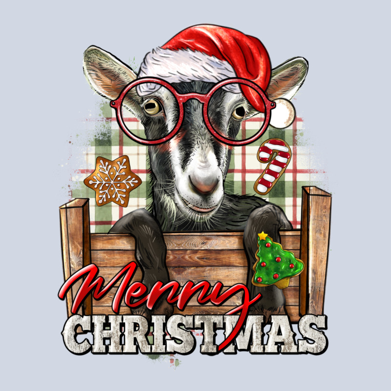 Merry Christmas Alpine Goat Premium Sweatshirt by LillyAllenDesigns | Teevron