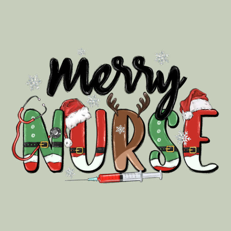 Merry Nurse Ladies Tee by MaliasSmallBusiness | Teevron