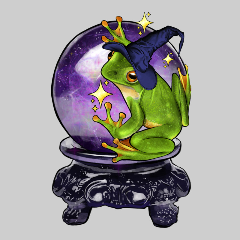Halloween Frog With Crystal Ball Premium Sweatshirt by LillyAllenDesigns | Teevron