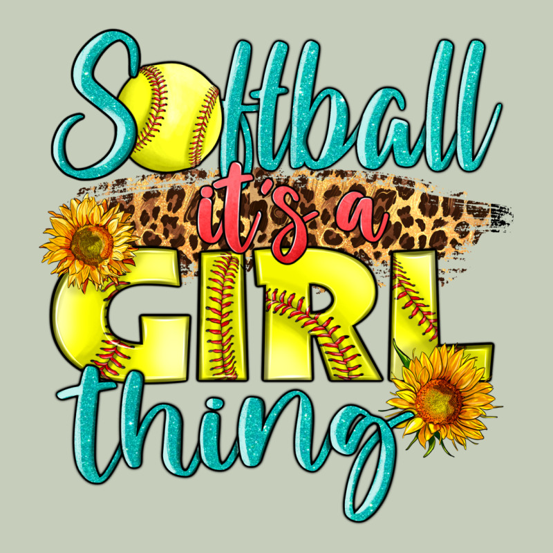 Softball It's A Girl Thing Long Sleeve Tee by LillyAllenDesigns | Teevron