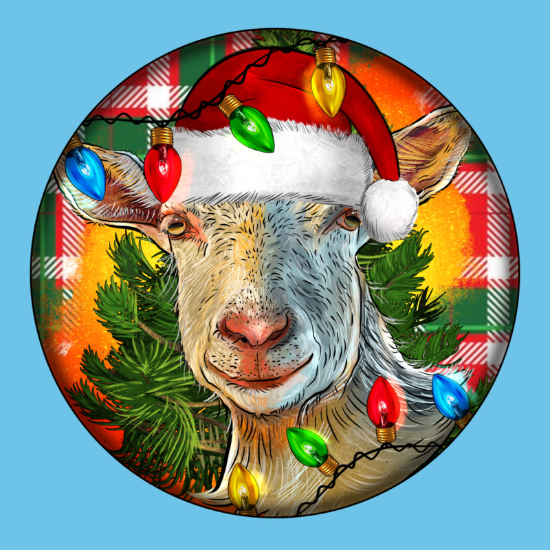 Saanen Goat Christmas Premium Sweatshirt by LillyAllenDesigns | Teevron