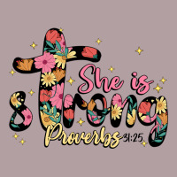 She Is Strong Proverbs 31 25 Vintage Hoodie | Teevron