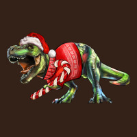 T Rex Christmas Heavy Core Tee | Teevron