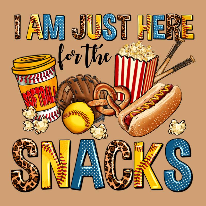 I Am Just Here For The Snacks Vintage Tee by AdoDesignShop | Teevron