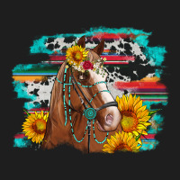 Horse With Sunflowers Classic Tee | Teevron