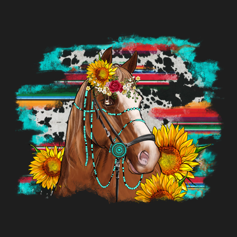 Horse With Sunflowers Classic Tee by Artiststas | Teevron