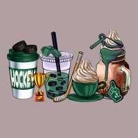 Hunter Green Hockey Coffee Cups Vintage Hoodie | Teevron