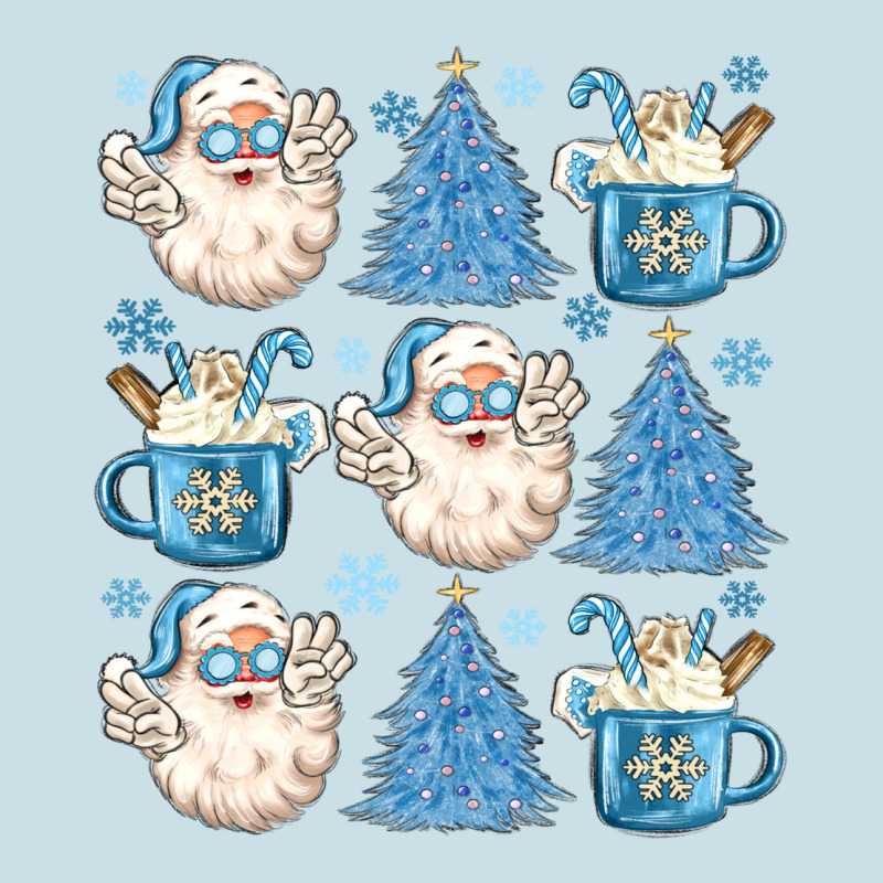 Santa Claus Doodles Christmas Ladies Tee by MaliasSmallBusiness | Teevron
