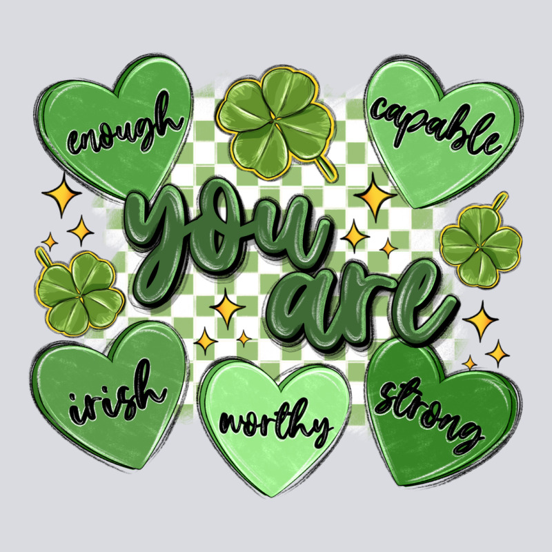 St. Patrick's Day Positive Affirmations Zipper Hoodie by MaliasSmallBusiness | Teevron