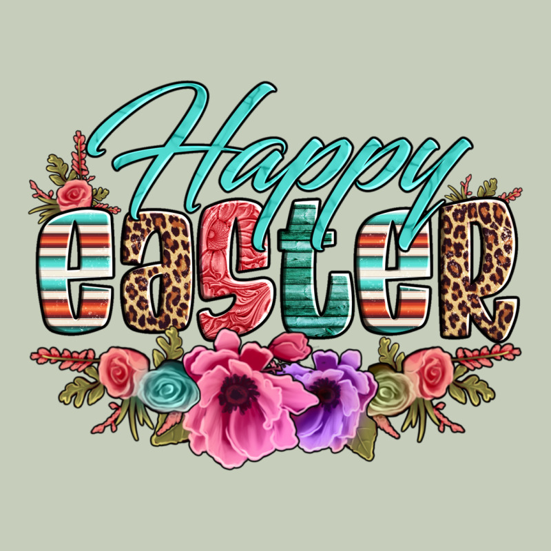 Happy Easter Western Floral Serape Leopard Long Sleeve Tee by Jasminsmagicworld | Teevron