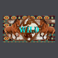 Aztec Horses And Wild With Cowhide License Plate Template Classic Tee | Teevron