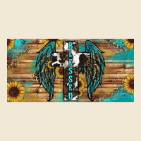 Blessed Cros Sunflowers Premium Tee | Teevron