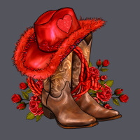 Valentines Day Cowboy Boots Red  And Roses Vintage Hoodie | Teevron