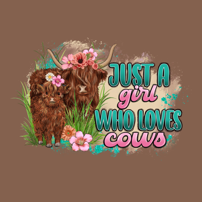 Just A Girl Who Loves Cows Zipper Hoodie by MaliasSmallBusiness | Teevron