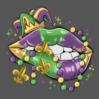 Mardi Gras Lips Zipper Hoodie | Teevron