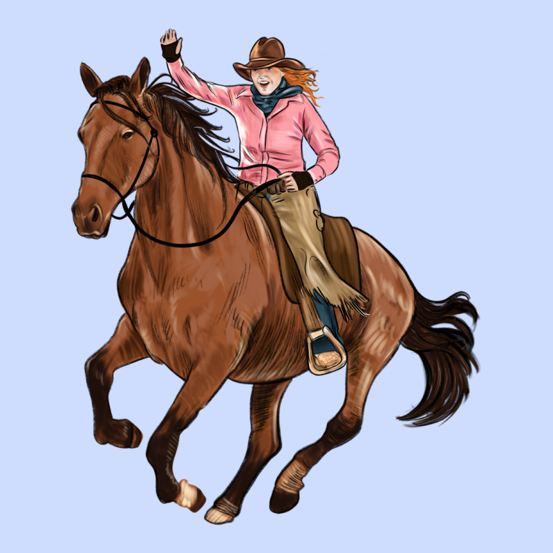 Cowgirl Urban Heavy Tee by Artiststas | Teevron