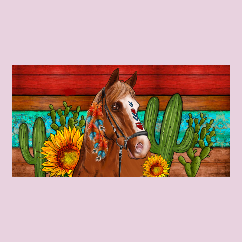 Aztec Horse Cactus And Sunflowers License Plate Template Classic Tee by Artiststas | Teevron