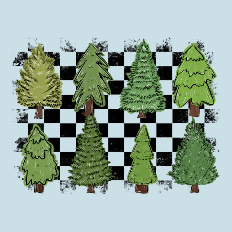Checkered Trees Ladies Tee by MaliasSmallBusiness | Teevron