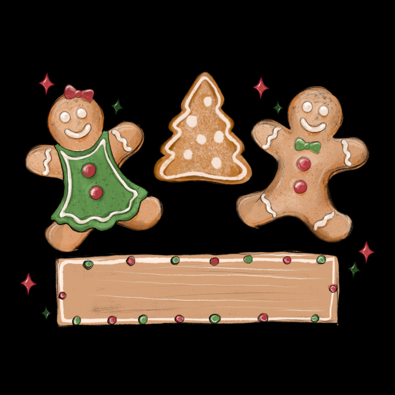 Gingerbread Christmas Ladies Tee by MaliasSmallBusiness | Teevron