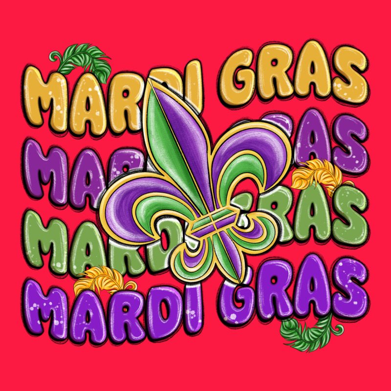 Mardi Gras With Fleur De Lis Zipper Hoodie by MaliasSmallBusiness | Teevron