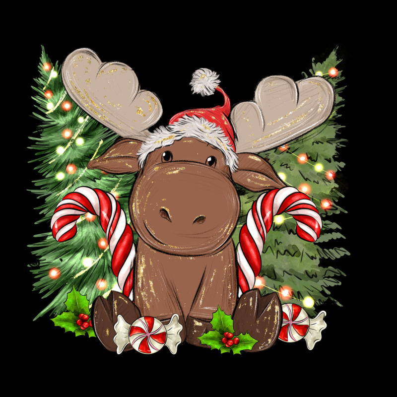 Christmas Reindeer Ladies Tee by MaliasSmallBusiness | Teevron