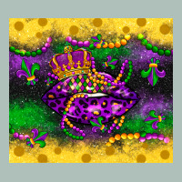 Mardi Gras Lips Heavyweight Hoodie | Teevron