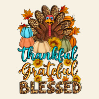 Thankful Grateful Blessed Turkey Vintage Tee | Teevron