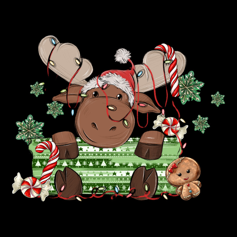 Christmas Reindeer Ladies Tee by MaliasSmallBusiness | Teevron