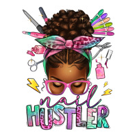 nail hustler afro messy bun | Teevron