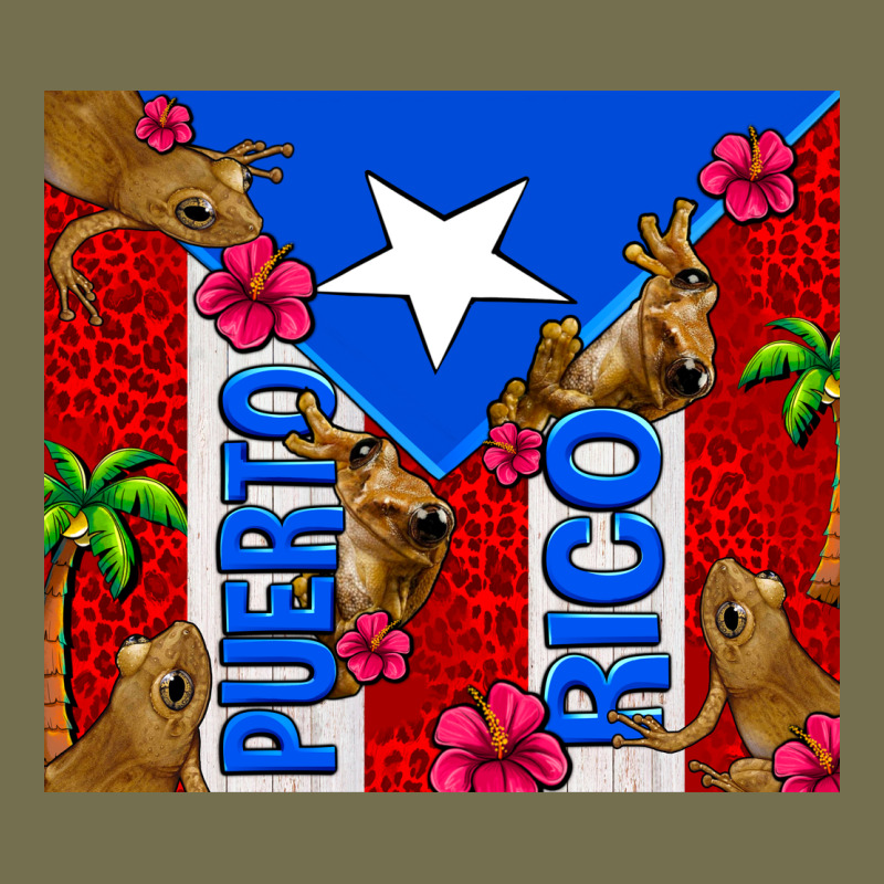 Puerto Rico Coqui Leopard Vintage Hoodie by AdoDesignShop | Teevron