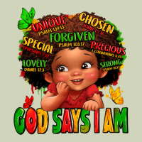 God Says I Am Juneteenth Kid Heavyweight Hoodie | Teevron