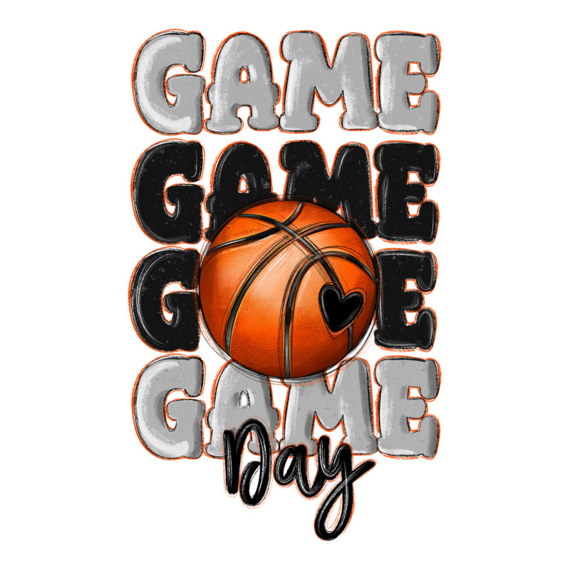 Game Day Basketball Bal Ladies Tee by MaliasSmallBusiness | Teevron