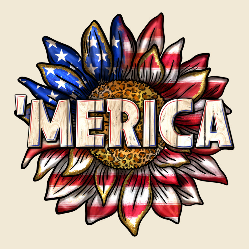 Merica With Sunflower Premium Tee by texasbilliewilder | Teevron