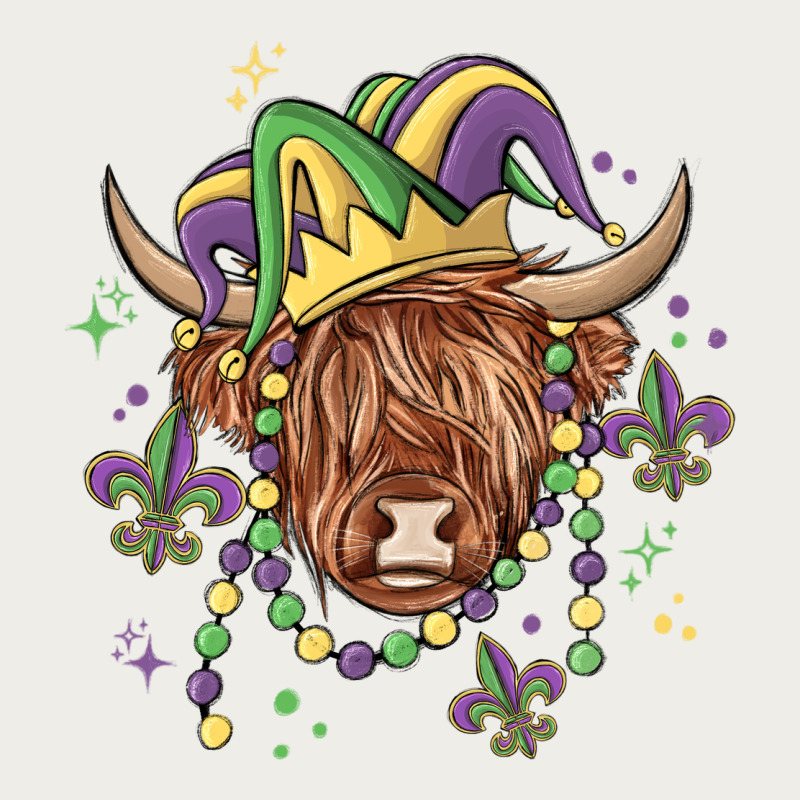 Mardi Gras Cow Zipper Hoodie by MaliasSmallBusiness | Teevron