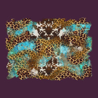 Western Leopards And Turquoise With Cowhide Background Classic Tee | Teevron