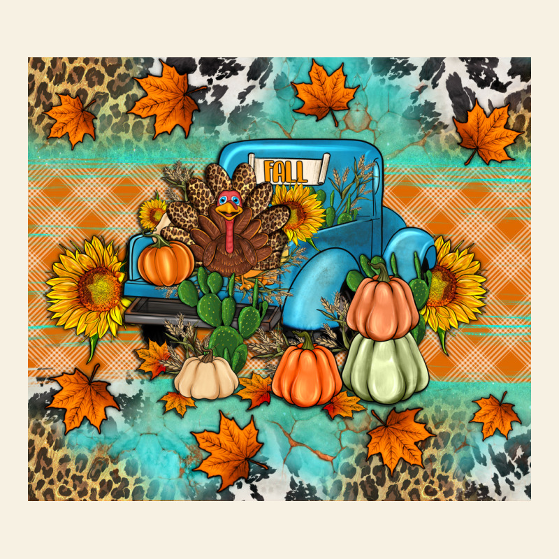 Thanksgiving Truck With Turkey Vintage Tee by Artiststas | Teevron