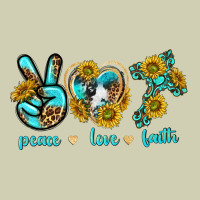Peace Love Faith Heavy Core Tee | Teevron