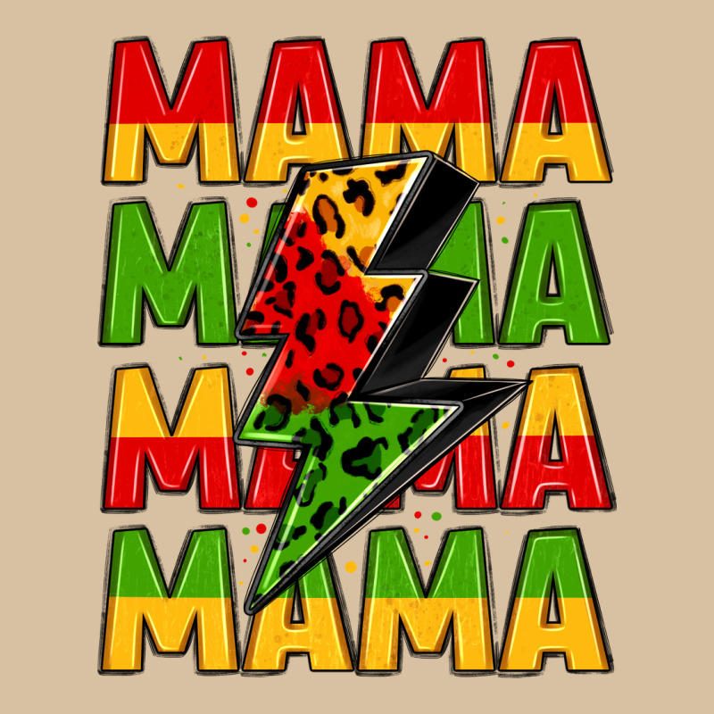 Mama Lightning Bolt Juneteenth Heavyweight Hoodie by LillyAllenDesigns | Teevron
