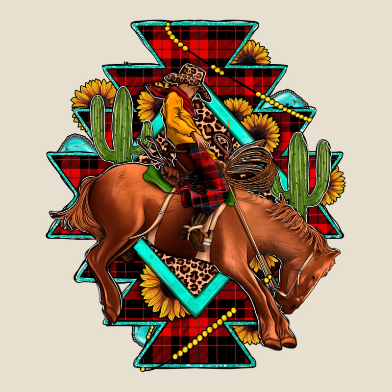 Aztec Rodeo Cowboy Christmas Urban Heavy Tee by JahusDesignShop | Teevron