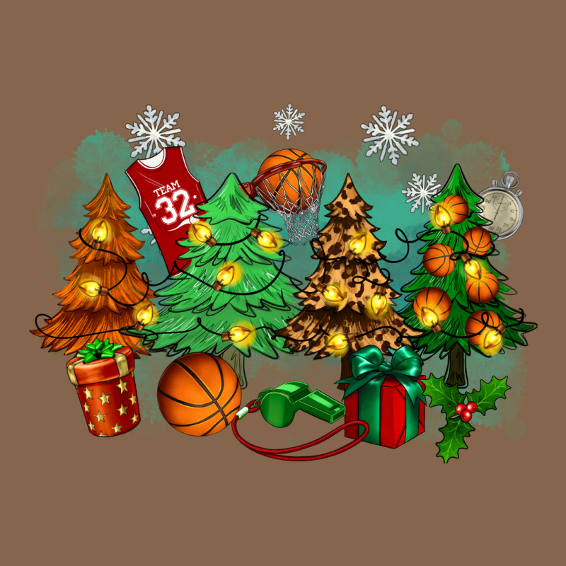 Christmas Trees With Basketball Premium Tee by Zillion Design Studio | Teevron